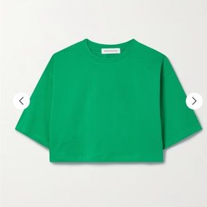 THE FRANKIE SHOP
Karina cropped cotton-jersey T-shirt XS/S